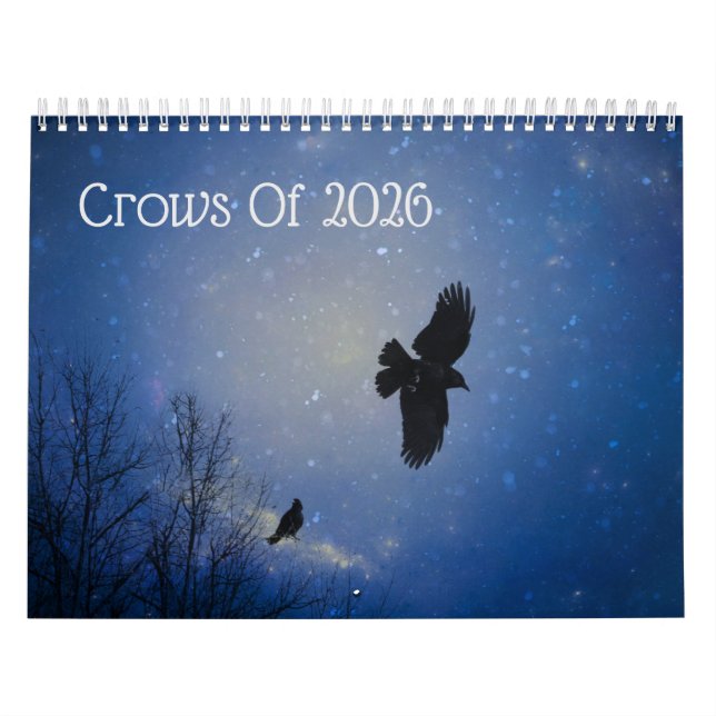 Celestial Crows 2026 Calendar Kalender (Omslag)