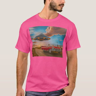 Celestial Cruise Oljemålning av Gary Lovelace T Shirt