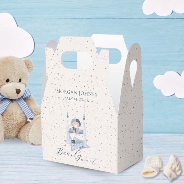 Celestial Cute Bear Baby Shower Presentaskar (Skapare uppladdad)