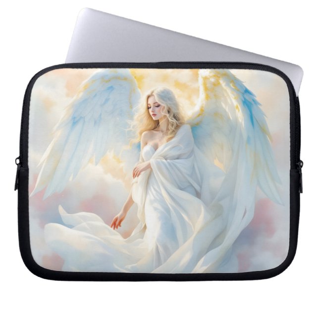 Celestial Dawn - Angel of Peace and Light Laptop Fodral (Framsidan)