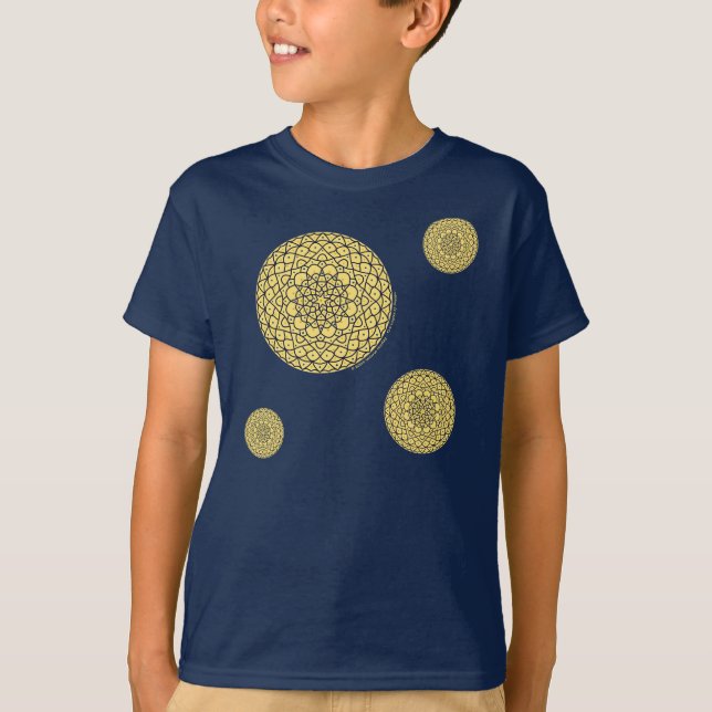 Celestial Day Barn och Baby Mörk Shirt Tröja (Framsida)
