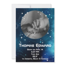 Celestial Deep Blue Rymden Newborn Birth