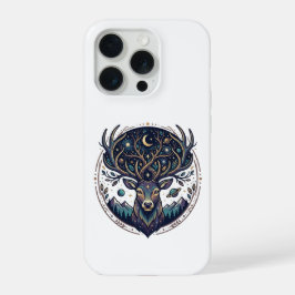 Celestial Deer Mystical Moon & Star Art Hjort