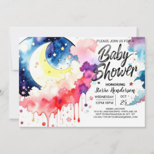 Celestial Delight Baby Shower Inbjudningar