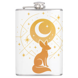 Celestial Desert Fox - Måne och Stars Cosmic Fickplunta