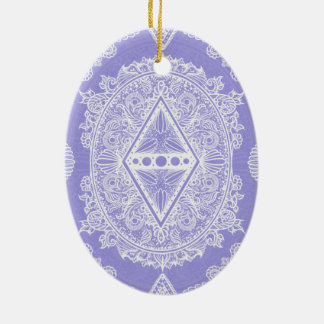 Celestial Diamond Mandala Julgransprydnad Keramik