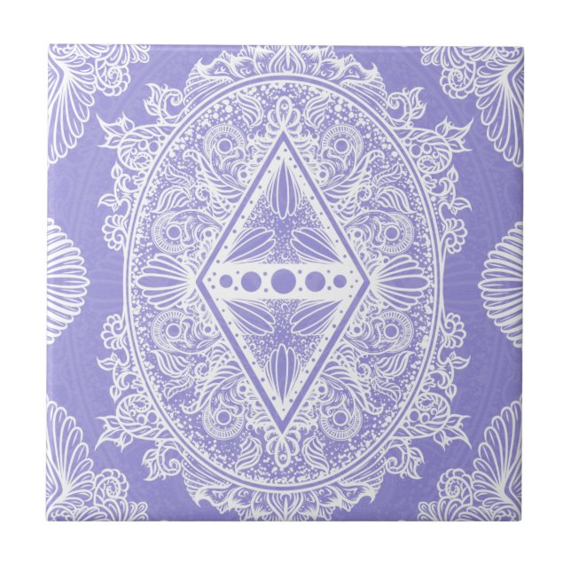 Celestial Diamond Mandala Kakelplatta (Framsidan)