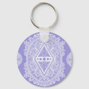 Celestial Diamond Mandala Nyckelring