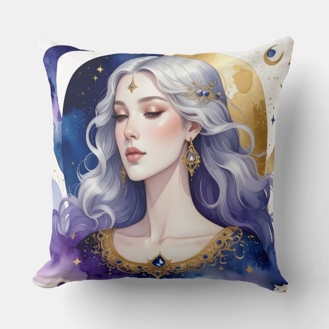  Celestial Divine Feminine Spiritual Coffee Cup   Kudde (Framsida)