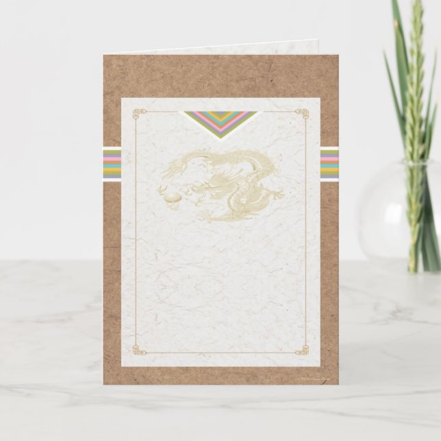 Celestial Dragon Card Helgkort (Framsida)