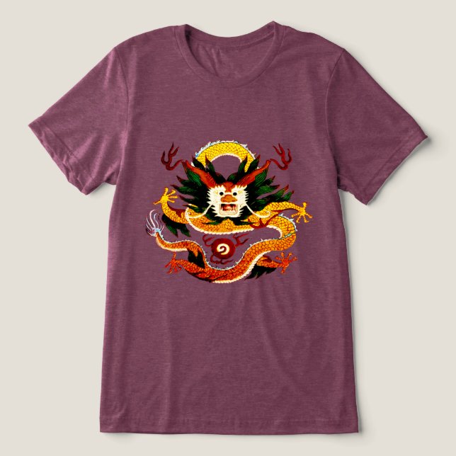 Celestial Dragon T Shirt (Design Framsida)