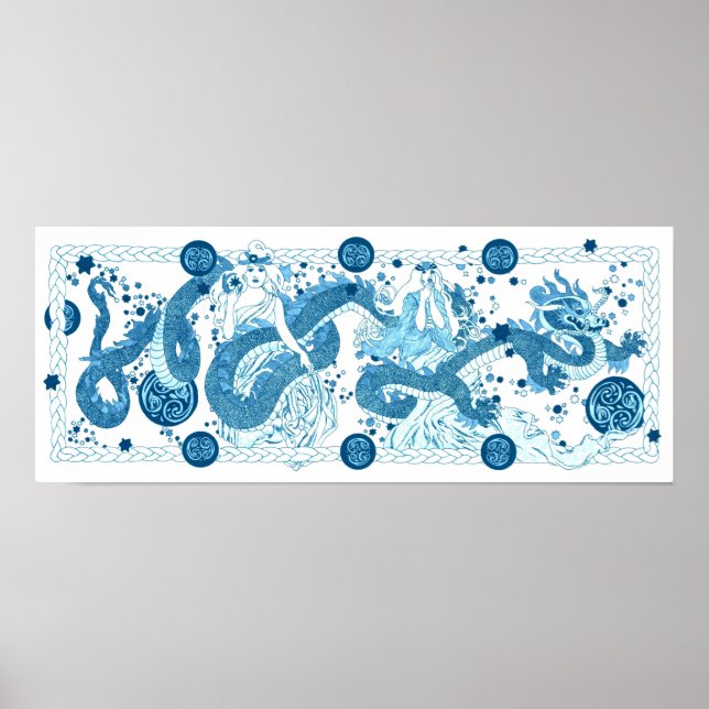 Celestial Dragon Tale Poster (Framsidan)