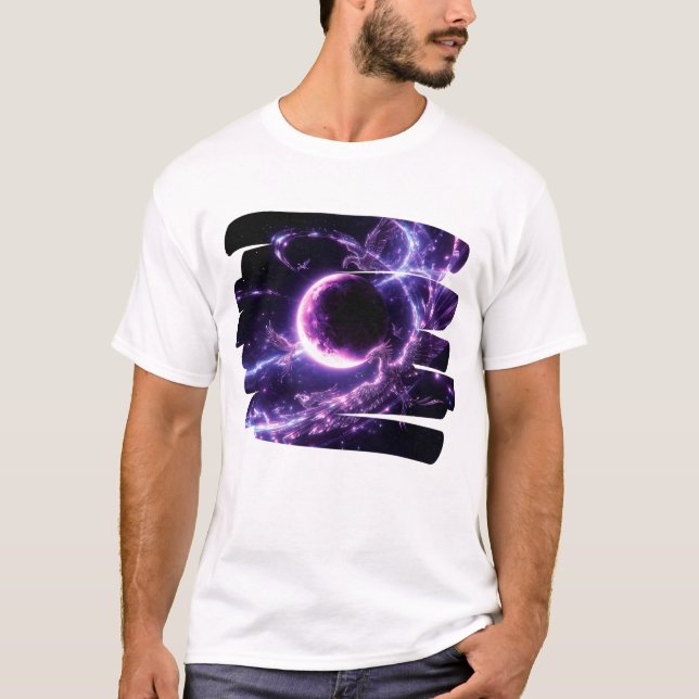 Celestial Dragons: Moonlight Odyssey T Shirt (Framsida)