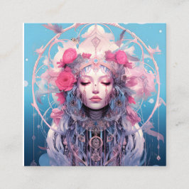 Celestial Dream Weaver Fyrkantigt Visitkort