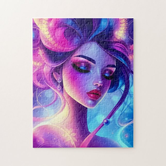 Celestial Dream Weaver- Mystical Goddess Art Pussel (Vertikal)