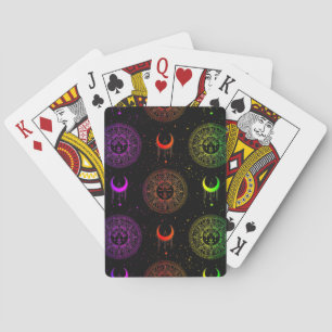 Celestial Dreamcatcher Rainbow Sol och Stars Casinokort