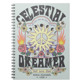 CELESTIAL DREAMER SOL RO TSHIRT-grafik DESIGNhi Anteckningsbok