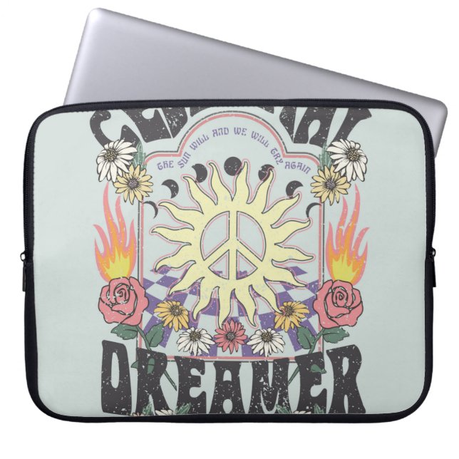 CELESTIAL DREAMER SOL RO TSHIRT-grafik DESIGNhi Laptop Fodral (Framsidan)