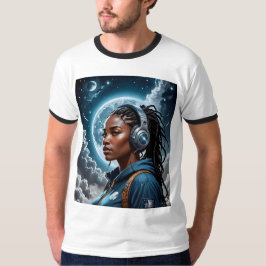 Celestial Dreamer Space Vibes Graphic Tee