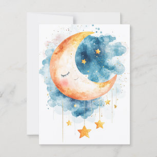 Celestial Dreams Watercolor Vykort