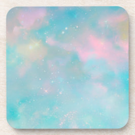 Celestial Dreamscape Pastel Plastic Underlägg