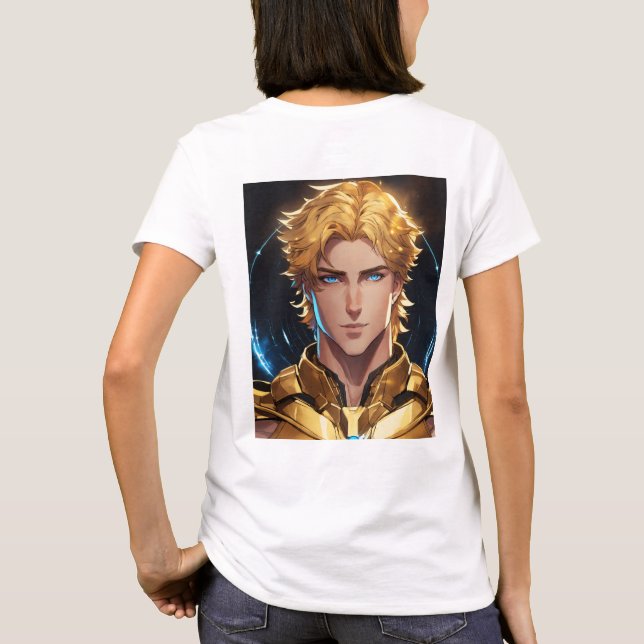 ’Celestial Duality’ ’Elysian Inferno’ ’Fiery Guard T Shirt (Baksida)