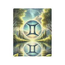 "Celestial Duality: Geminis Reflection"