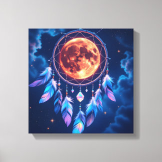 Celestial Eclipse Dreamcatcher Canvastryck