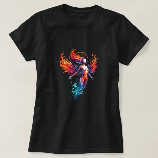 Celestial Eldgudinnan Is T Shirt (Design framsida)