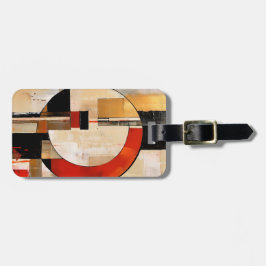 Celestial Elegance: Abstrakt Exploration in Beige Bagagebricka