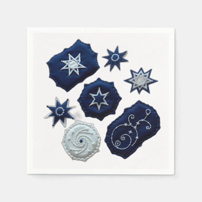 Celestial Embroided Symbols Pappersservett (Framsidan)