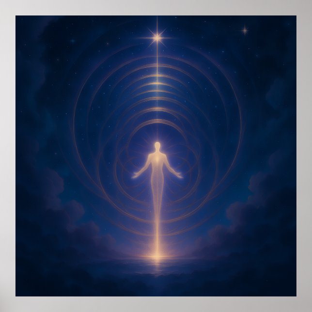 Celestial Energiväckande Väggkonst (Framsidan)