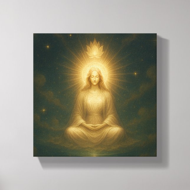 Celestial Enlightenment Wall Art Canvastryck (Framsida)