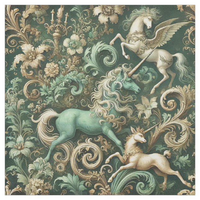 Celestial Equinox - Gothic Påstående Tile Tyg (Provkarta)