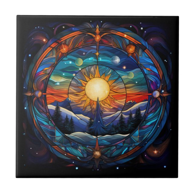 Celestial Escape Tile Kakelplatta (Framsidan)