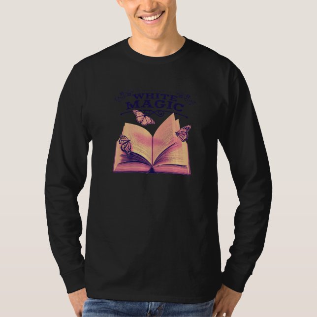 Celestial Estetisk Trippelmåne Wicca Häxig Tarot T Shirt (Framsida)