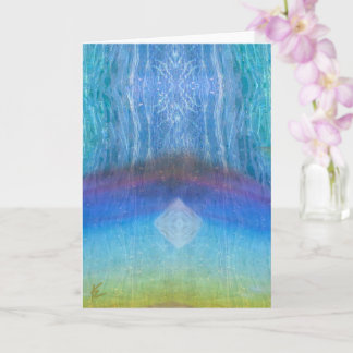 Celestial, eteral, regnbågsmedelitation kort