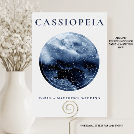 Celestial, eventuell konstellation blå och Grått Bordsnummer