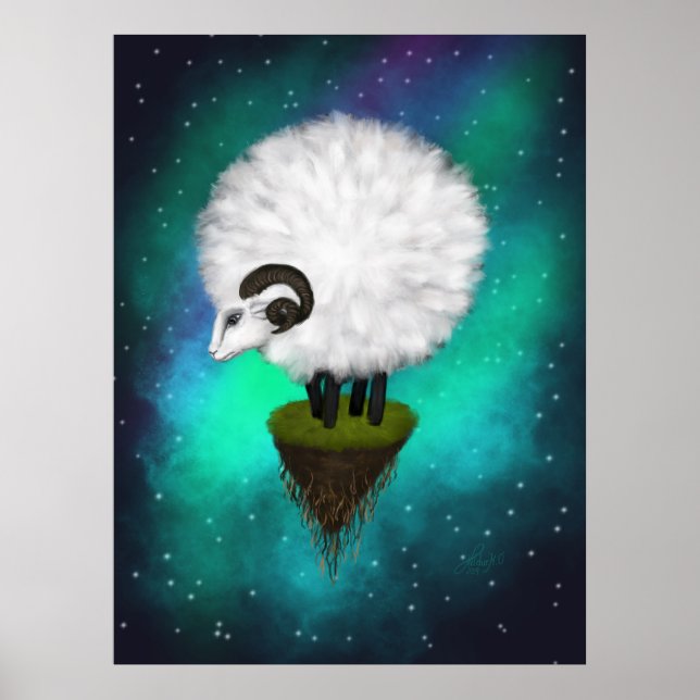 Celestial Ewe: Bete bland stjärnor Poster (Framsidan)