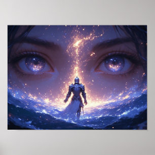 Celestial Eyes och den ensamma riddaren Poster
