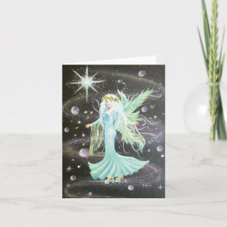 Celestial Fairy Universe planets stjärnor Anteckni Anteckningskort