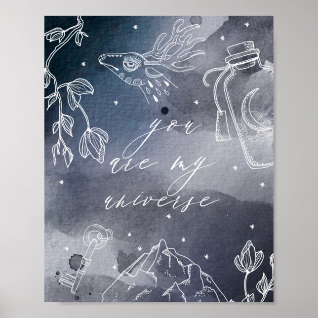 *~* Celestial Fantasy DU ÄR MIN UNIVERSE Poster (Framsidan)