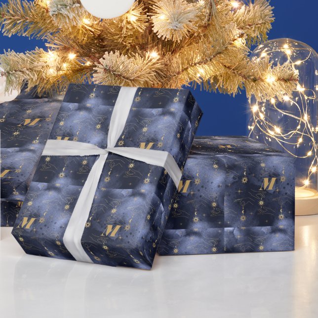 Celestial firande Tarot Card Hand Astrologer Presentpapper (Helgdagar)