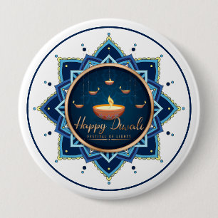 Celestial Flame - Diwali Mandala Glow Knapp