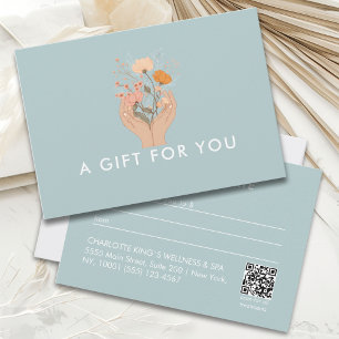 Celestial Floral Salon QR-kod presentkort