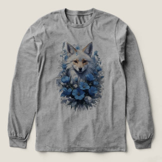Celestial Fox i Blue Bloom T Shirt