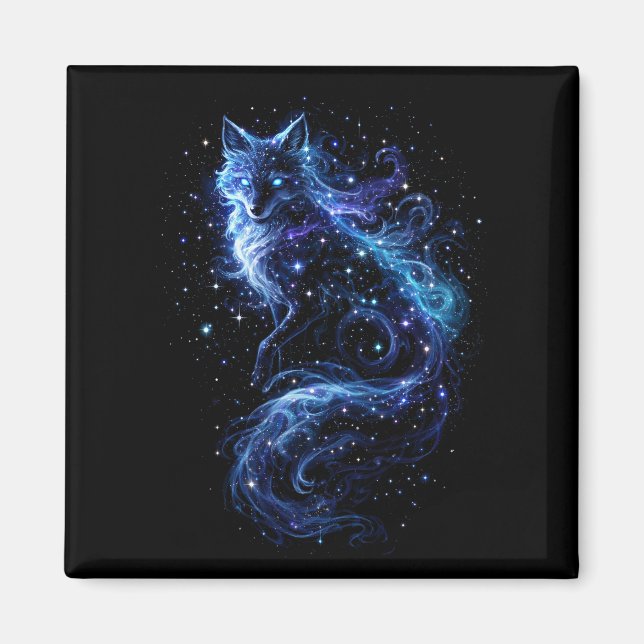 Celestial Fox Spirit Magnet (Framsidan)