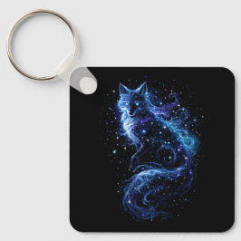 Celestial Fox Spirit Nyckelring