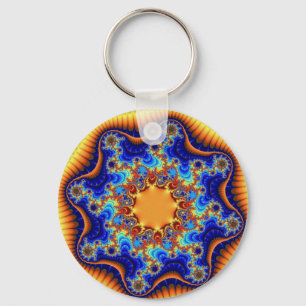 Celestial Fractalscope Nyckelring