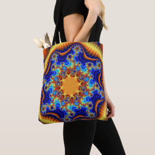 Celestial Fractalscope Tote Bag Tygkasse